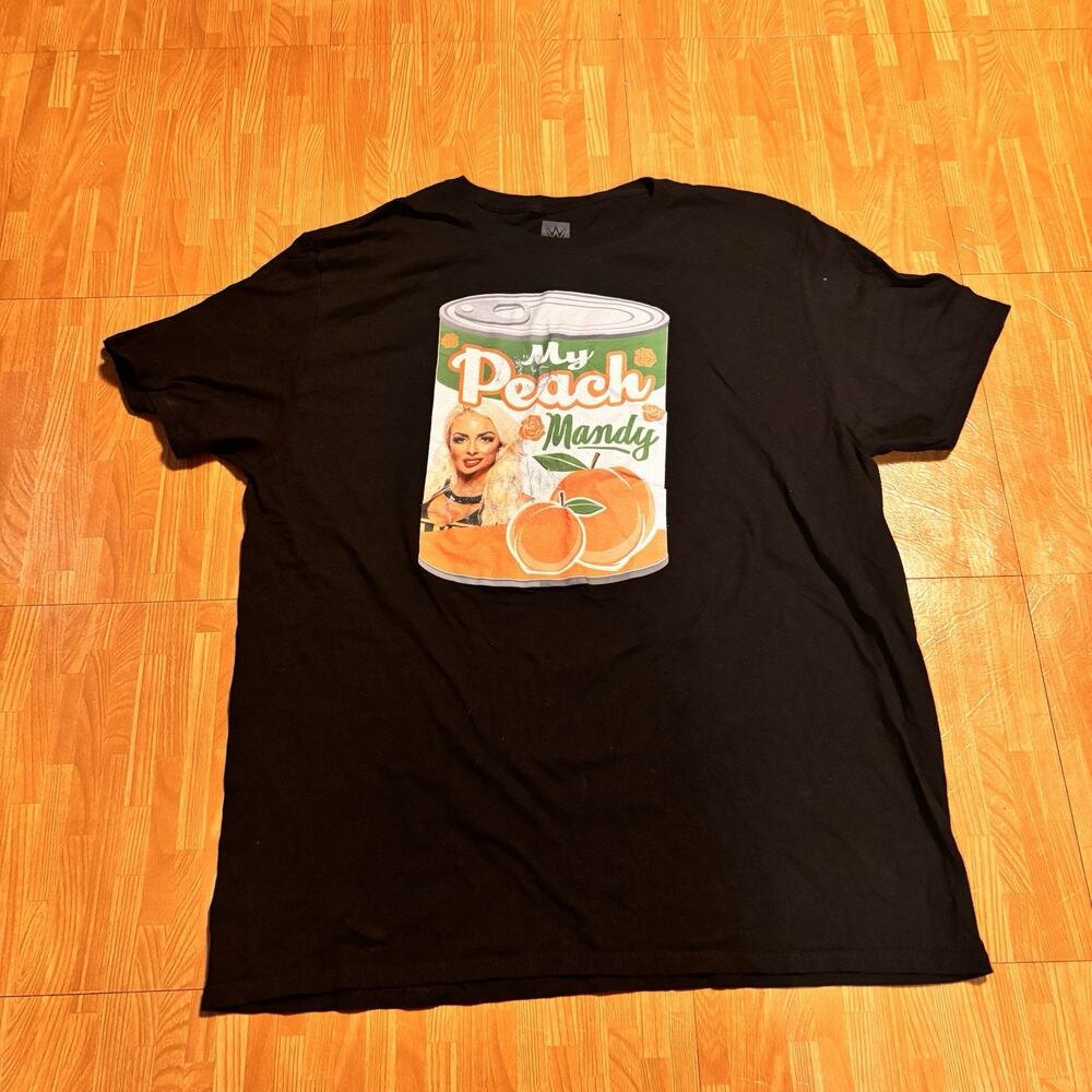 Mandy Rose T-Shirt WWE Authentic My Peach Men’s Size Large Wrestling